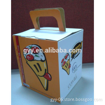 Take out pizza box with strong corrugated